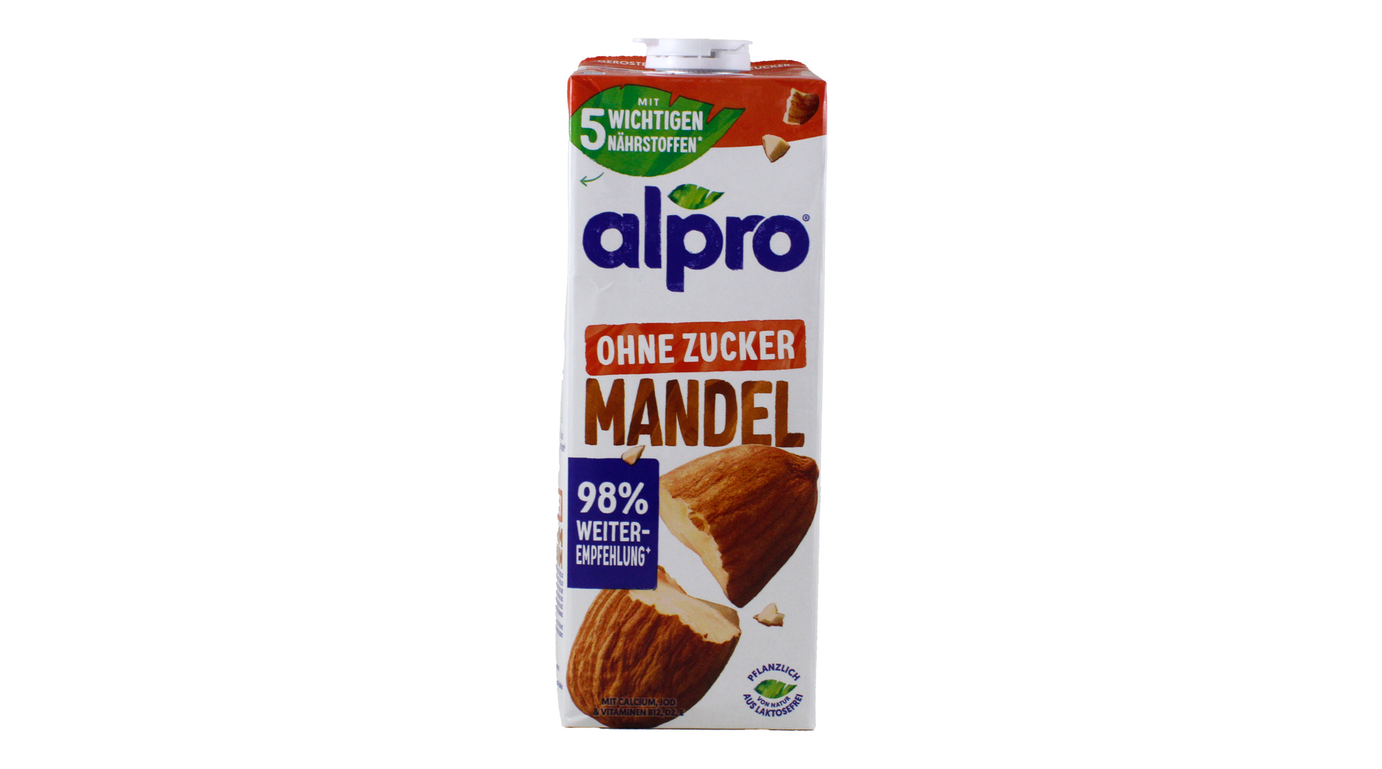 alpro mandel milch ohne zucker